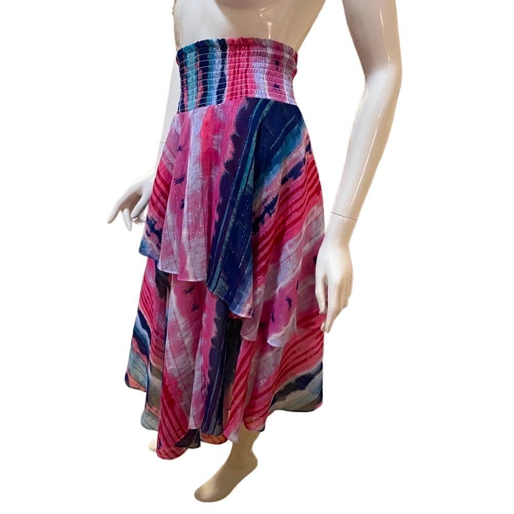 INC International Concepts Ombre Tie Dye Skirt 2X - Picture 2 of 8